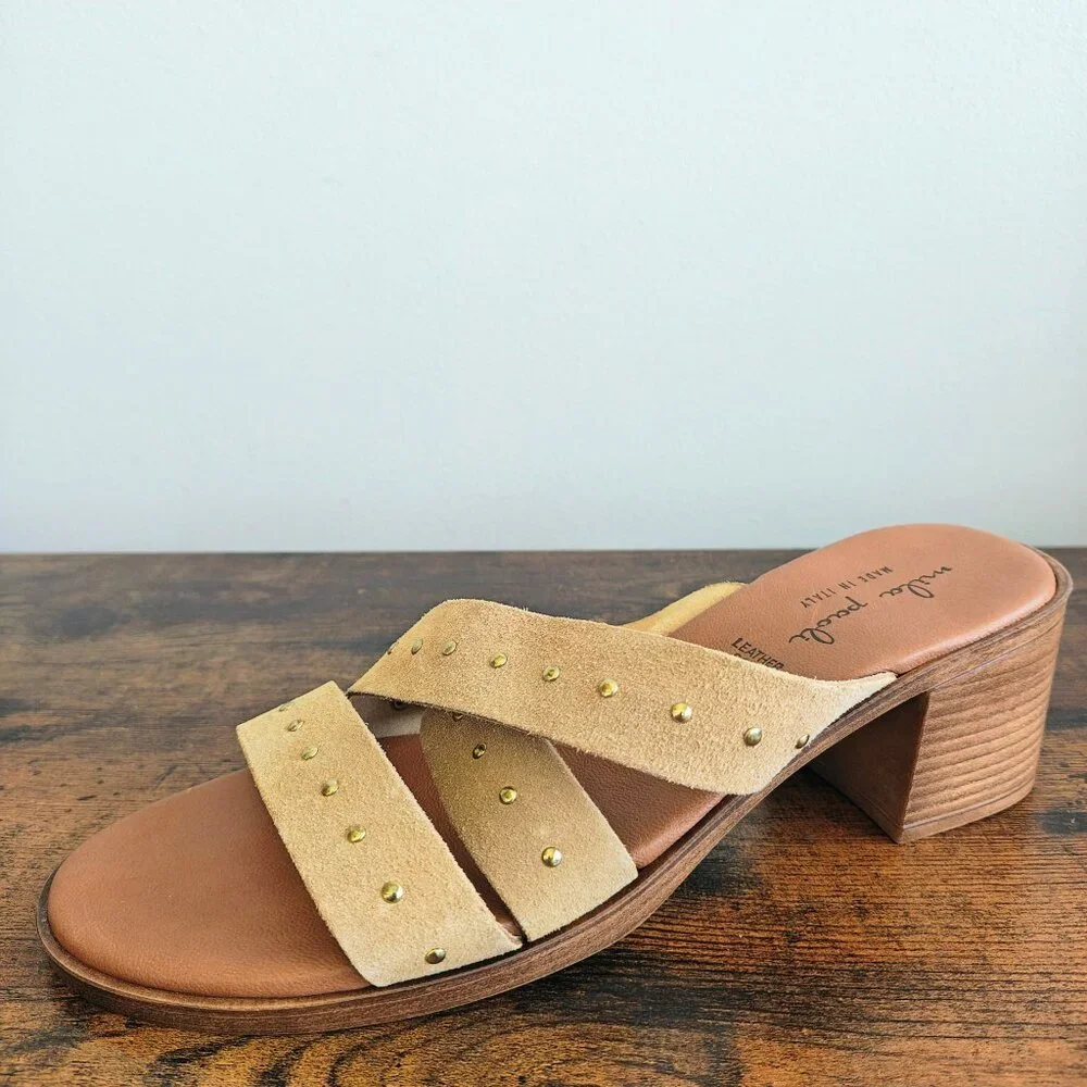 MILA PAOLI Studded Leather Sandals - Picture 9 of 10